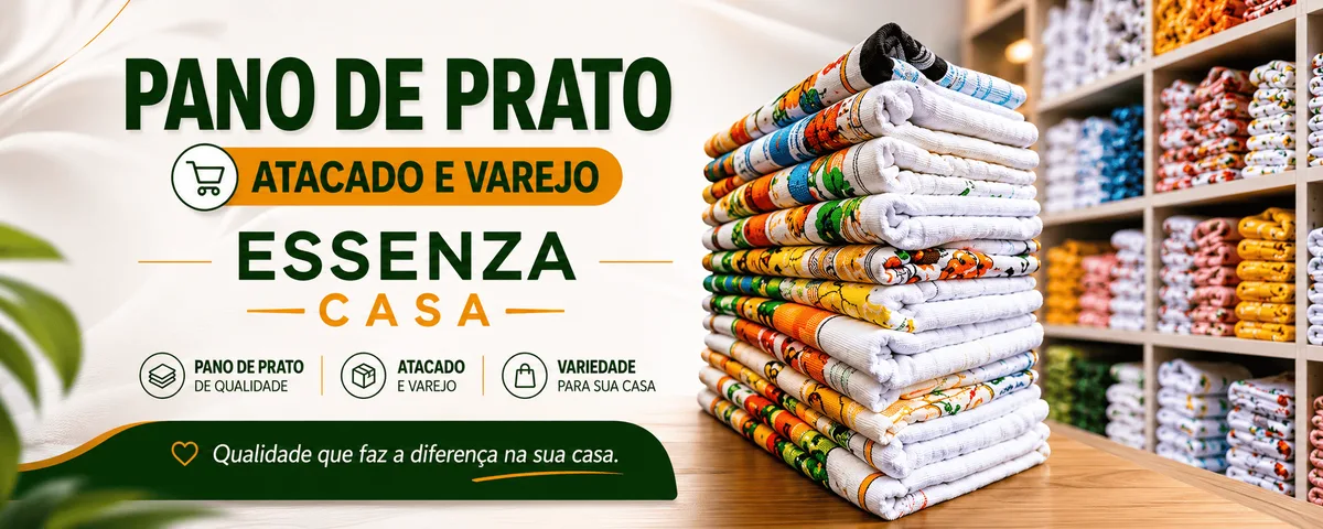 Pano de Prato Essenza Casa